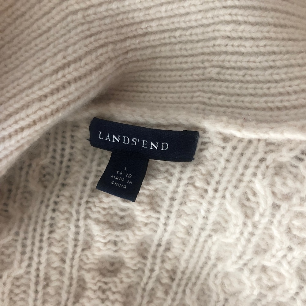 Off-white cashmere cardigan sweater